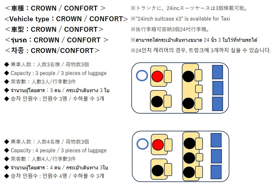 Haneda Airport Tokyo 23 ku Private Taxi Transfer Midsize